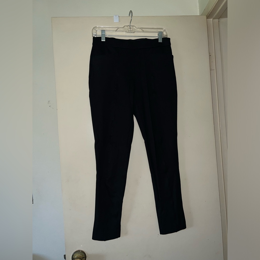 Black Slim Business Casual Pants